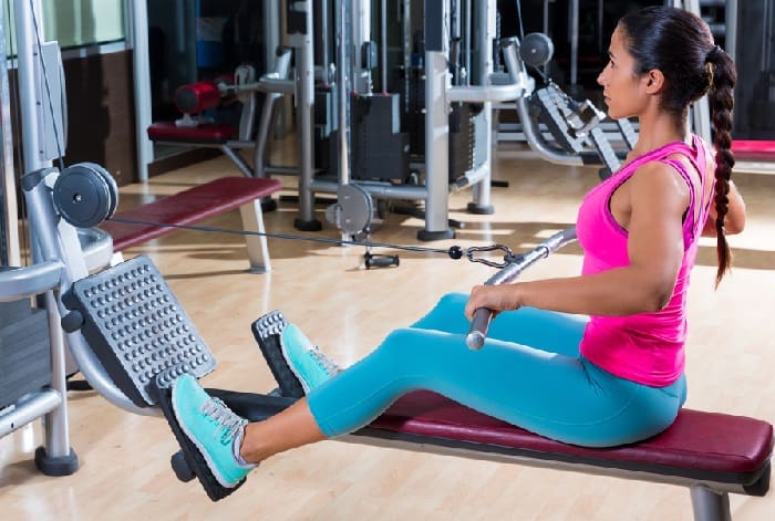 Workout Gym - Seated Low Row Exercises