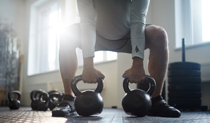 Kettlebell Deadlift Weightlifting